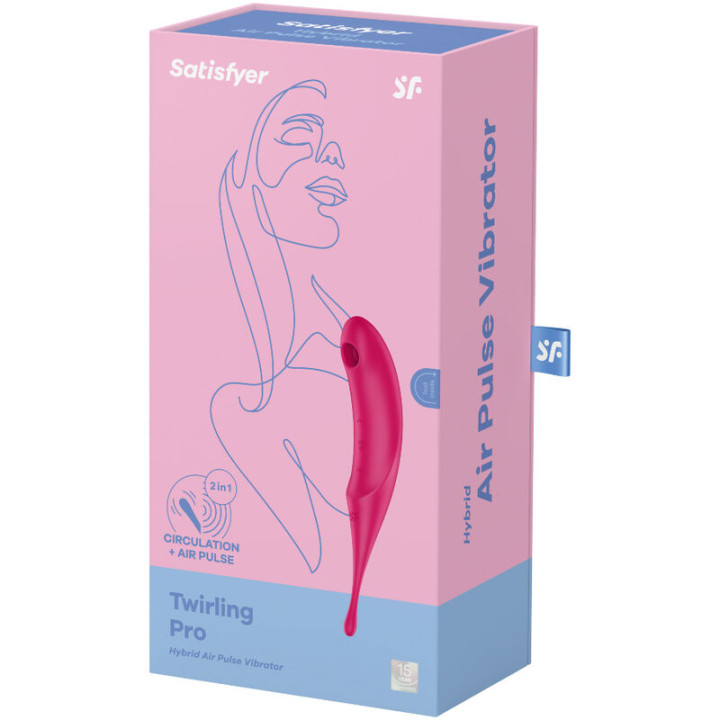 Satisfyer - Twirling Pro Air Pulse Stimulator & Vibrator Rot