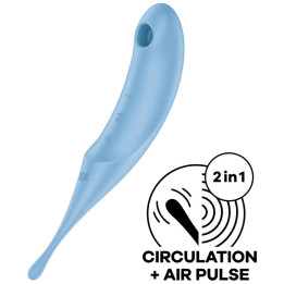 Satisfyer - Twirling Pro Air Pulse Stimulator & Vibrator Blau