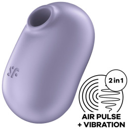 Satisfyer - Pro to go 2 Double Air Pulse Stimulator & Vibrator Violet