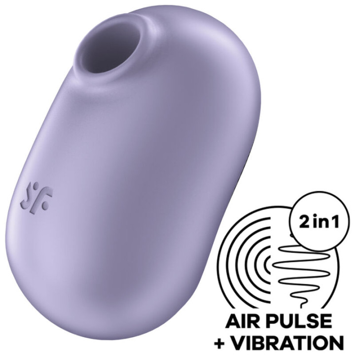 Satisfyer - Pro to go 2 Doppio Stimolatore e Vibratore Viola