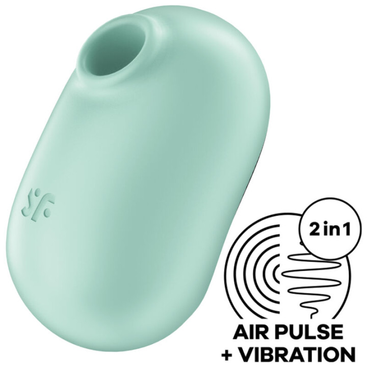 Satisfyer - Pro to go 2 Doppio Stimolatore e Vibratore Verde