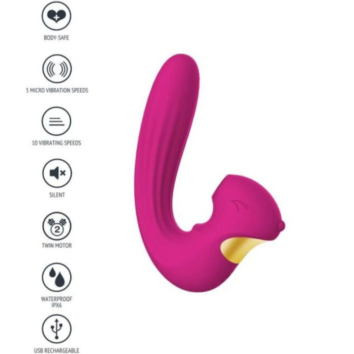 Xocoon - Stimulateur Celestial Love Vibe Fuchsia