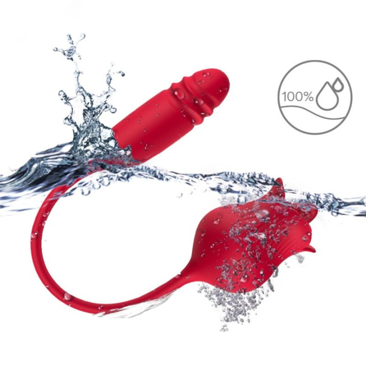 Armony - Roselip Licking Vibrando Clitório e Vibrador Vermelho