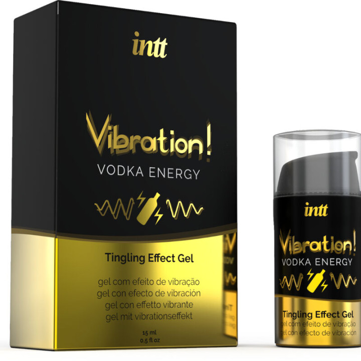 Intt - Poderoso Estimulante Íntimo Gel Vibratório Líquido Vodka 15ml
