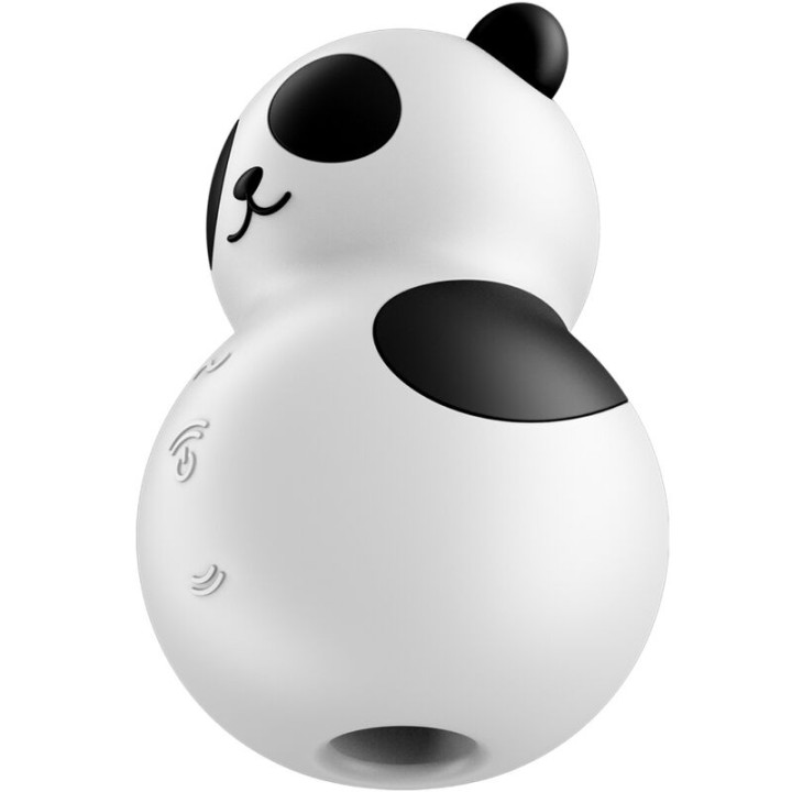 Satisfyer - Pocket Panda Estimulador e Vibrador Preto e Branco