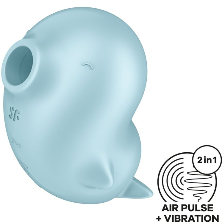 Satisfyer - Sassy Seal Stimulator & Vibrator Blau