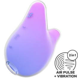 Satisfyer - Mermaid Vibes Stimulator & Vibrator Violett Und Rosa