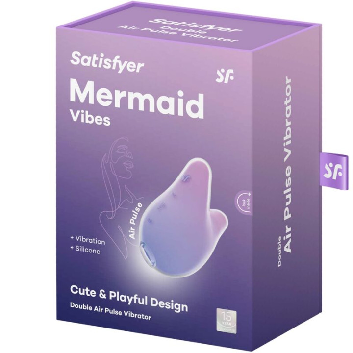 Satisfyer - Mermaid Vibes Stimulateur & Vibrateur Violet et Rose