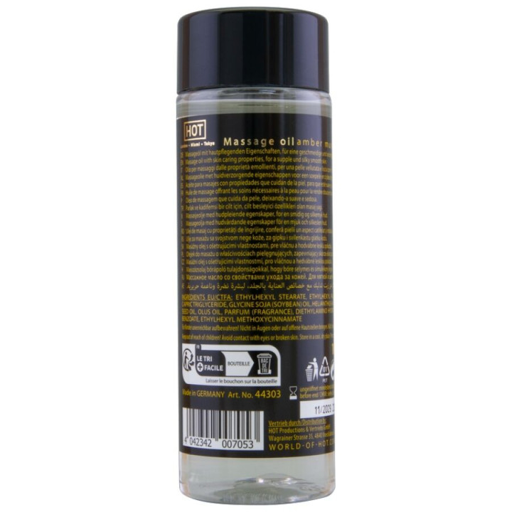 Hot - Massage Oil Amber & Musk 100 ml