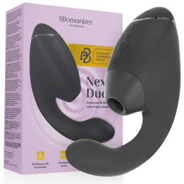 Womanizer - Duo Next Stimolatore Doppio Clitorideo e Punto g Nero