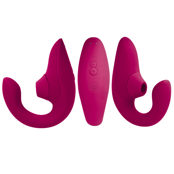 Womanizer - Vibrateur Stimulateur Blend Rabbit Rose Vibrant