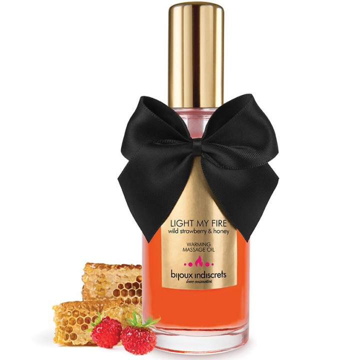 Bijoux - Olio da Massaggio Effetto Caldo Aroma Fragola