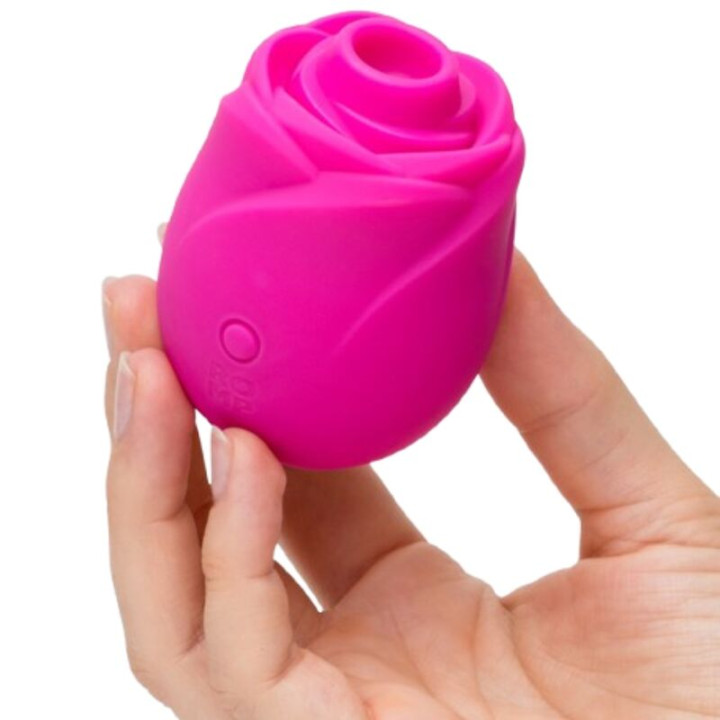 Romp - Rose Pink-Shaped Clitoral Suction Tool