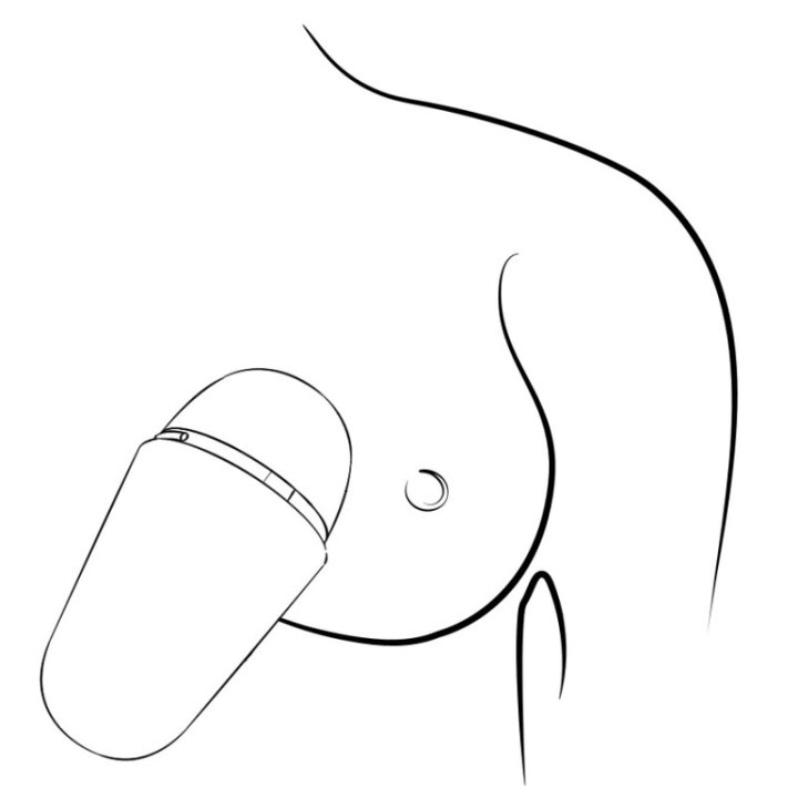 Romp - Kostenloser x Klitoralstimulator Mit Deckel, 10 Stufen, Wiederaufladbar, Lila