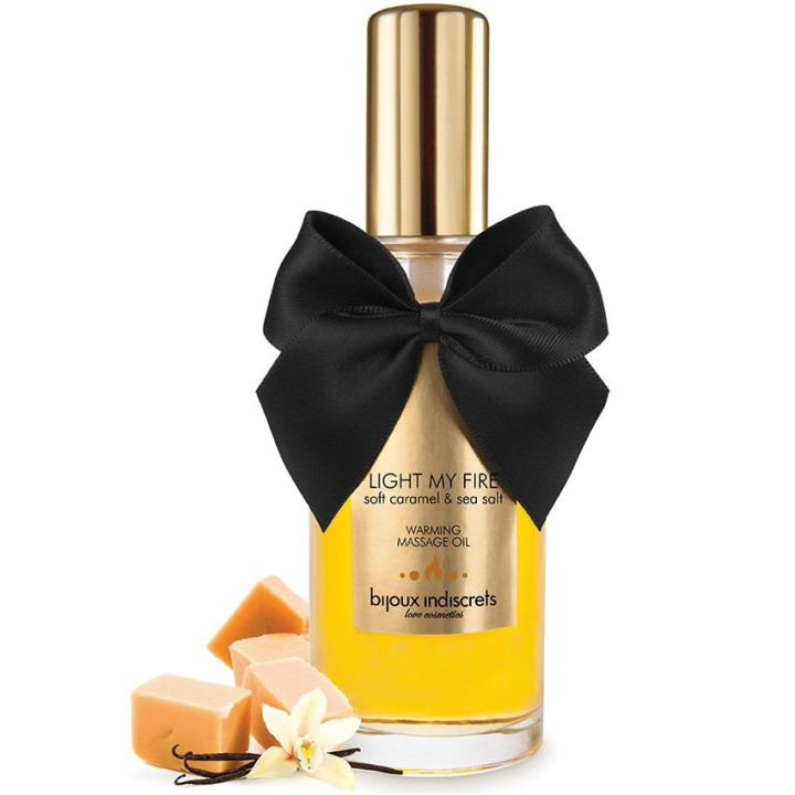 Bijoux - Huile de Massage Effet Chaleur Arôme Caramel