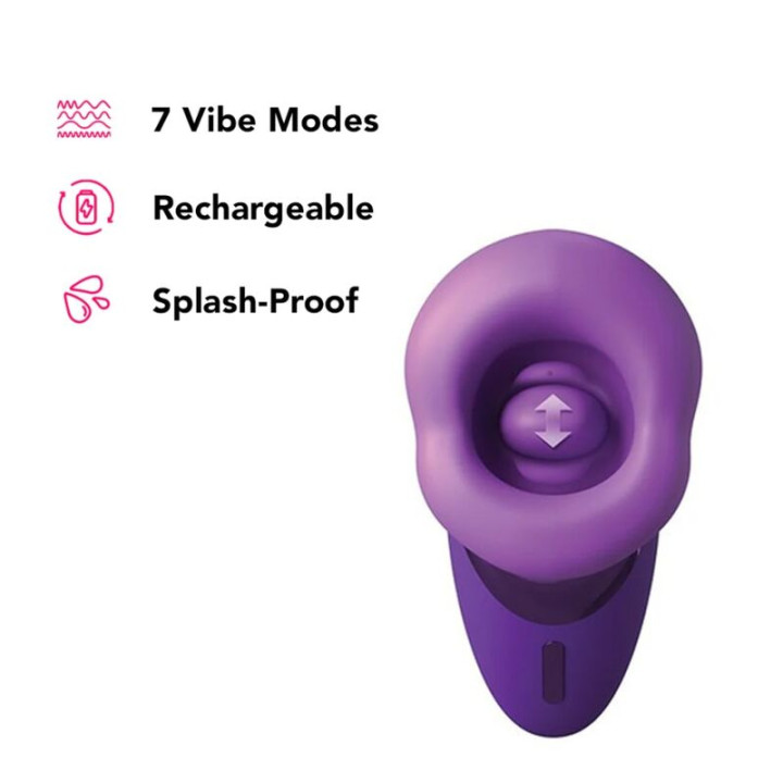 Fantasy For Her - Succionador de Clítoris Con Vibración Pleasure Sucker Morado