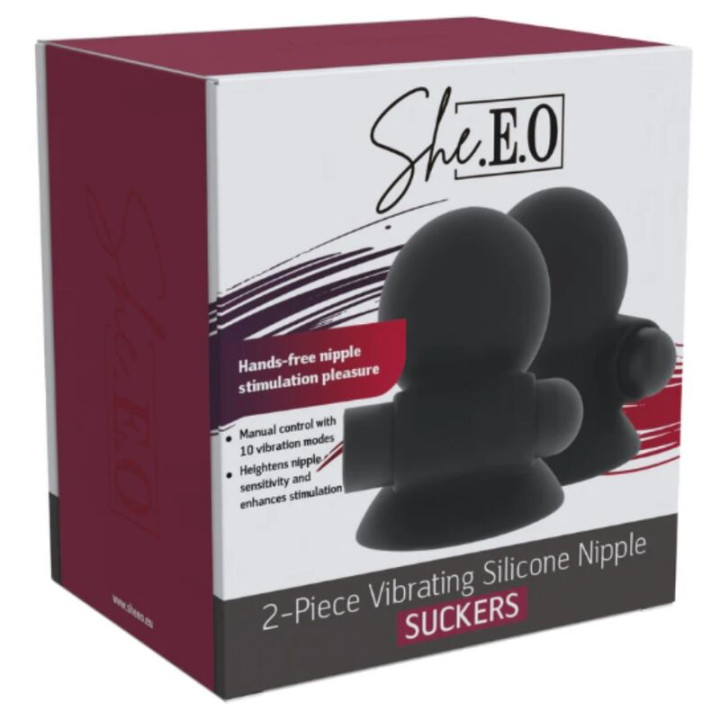 She.e.o - Succionadores de Pezones Vibradores Recargables