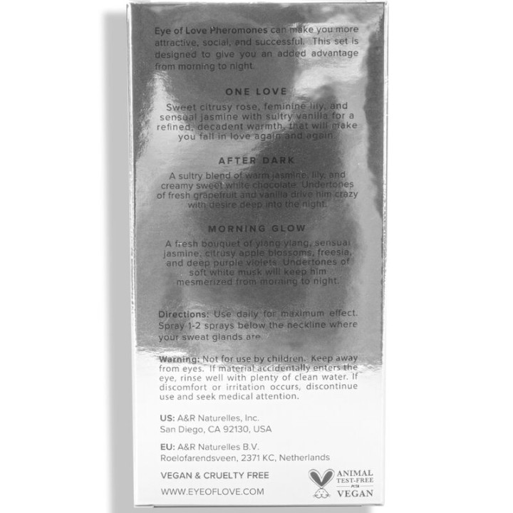 Eye of Love - Parfum Eol Phr 10 ml Set/3 - Morning Glow, One Love, After Dark