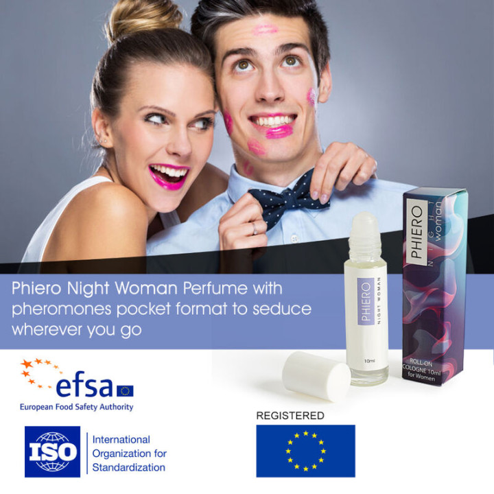 500 Cosmetics - Donna di Notte di Phiero. Profumo Con Feromoni in Formato Roll-on Per Donna