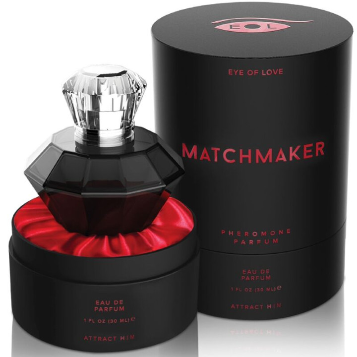 Olho de Amor - Matchmaker Black Diamond Lgbtq Perfume Feromones Para Ele 30 ml