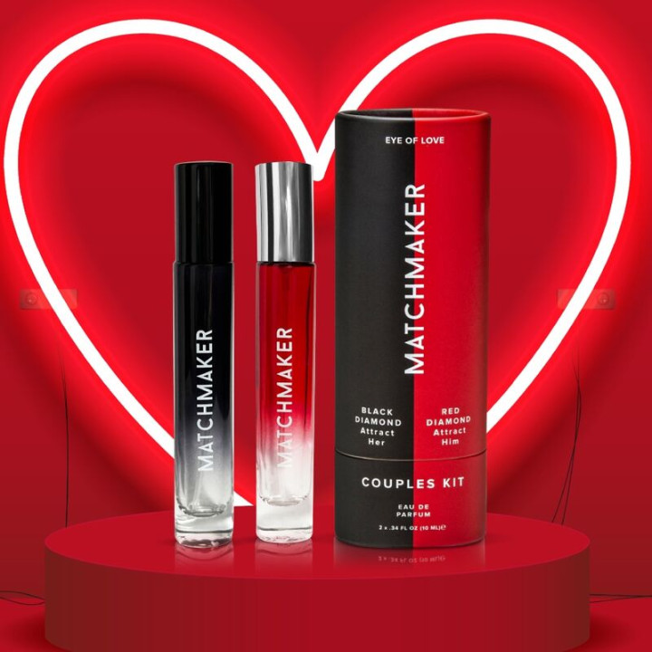 Eye of Love - Matchmaker Pheromone 2pc Set Couples Kit Attire Her & Him 20 ml