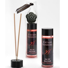 Extase Sensual - Huile de Massage Effet Fraise Extra Fraîche 100 ml