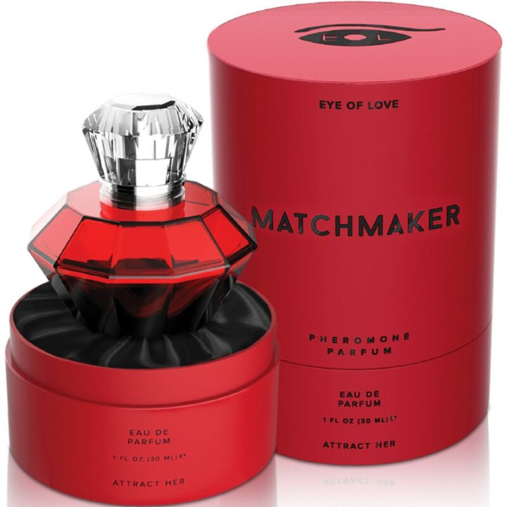 Olho de Amor - Matchmaker Red Diamond Lgbtq Perfume Feromones Para Ela 30 ml