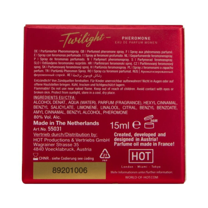 Hot - Twilight Pheromone Parfum Women 15 ml