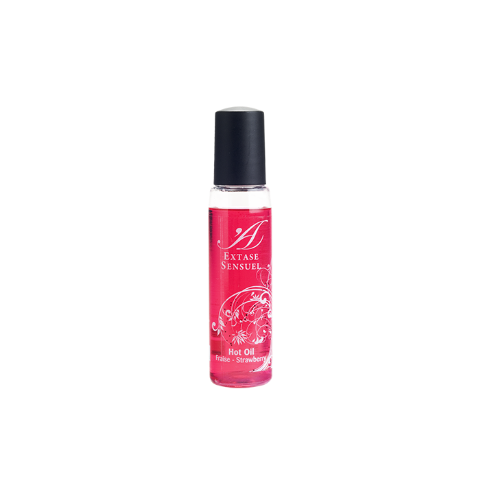 Extase Sensual - Strawberry Stimulating Oil Heat Trip 35 ml