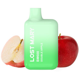 Lost Mary - Bm600 Vaper Nicotine 2% Jetable Double Pomme