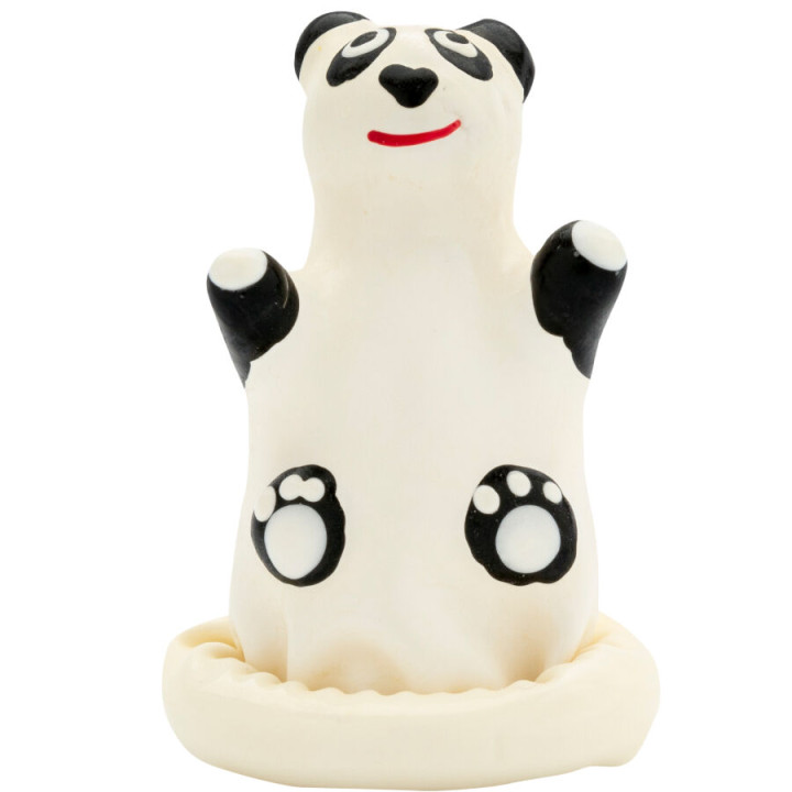 Condomerie - Handbemalte Neuheitskondome Panda Modell 1