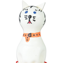 Condomerie - Handpainted Novelty Condoms Cat White