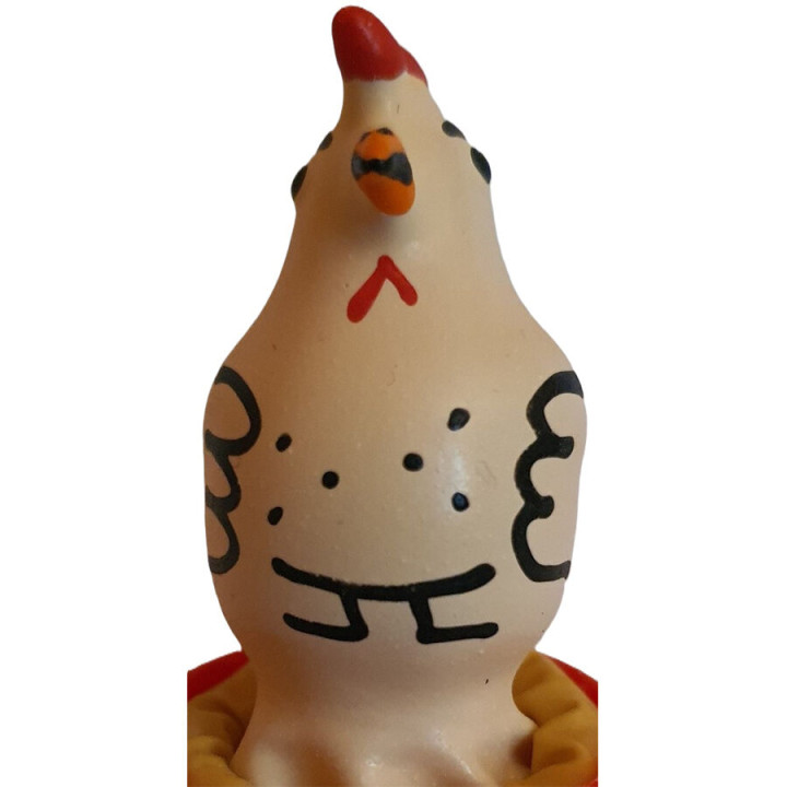 Condomerie - Préservatifs Fantaisie Peints à la Main Coq Cocky