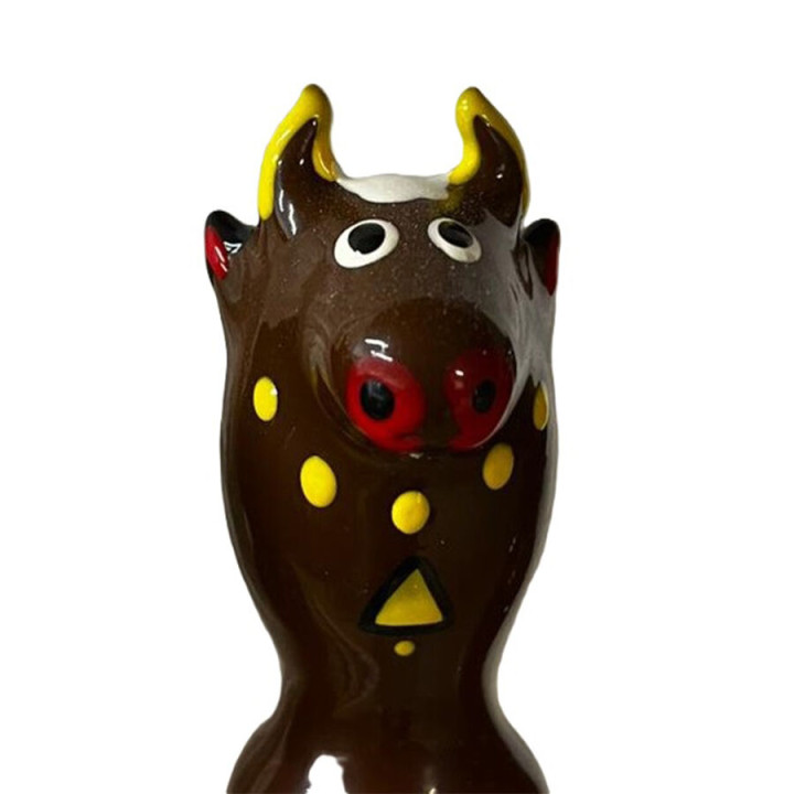 Condomerie - Handbemalte Neuheitskondome Bull Black Modell 2