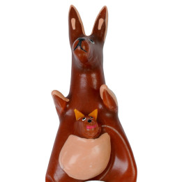 Condomerie - Handbemalte Neuheitskondome Känguru Modell xl