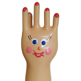 Condomerie - Handbemalte Neuheitskondome Grosse Glückliche Hand xl