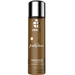 Swede - Óleo de Massagem de Efeito Aquecente Fruto Amor Chocolate Escuro Intenso 120 ml