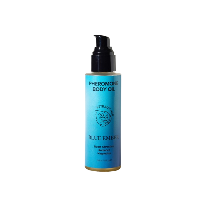 Eye of Love - Bloom Blue Ember Aceite Corporal Con Feromonas Para Atraer a Mujeres 120 ml