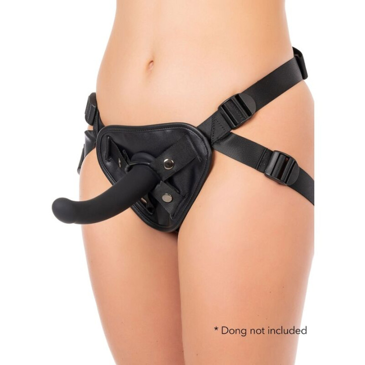 Hidden Desire - Inferno Strap-on Arnés Ajustable Con Soporte Lumbar Negro