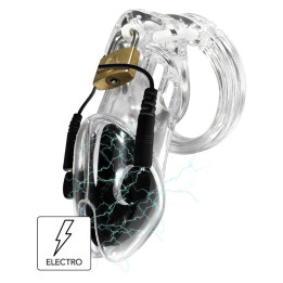 Hidden Desire - Extreme Penis Gear Jaula de Castidad Con Electroestimulación y Control Remoto Transparente