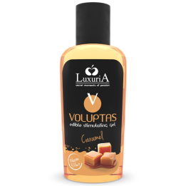 Intimateline Luxuria - Voluptas Jadny Zel do Masazu Efekt Rozgrzewczy - Karmel 100 ml