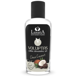Intimateline Luxuria - Voluptas Gel de Massage Comestible Effet Chauffant - Noix de Coco et Crème 100 ml