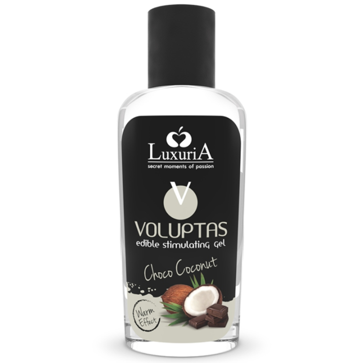 Intimateline Luxuria - Voluptas Gel de Massagem Comestível Efeito Aquecedor - Coco e Creme 100 ml