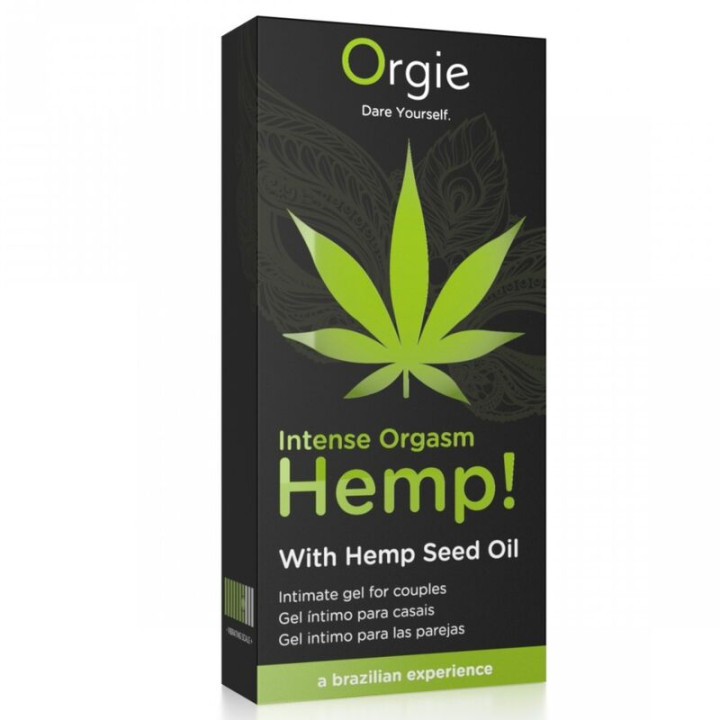 Orgie - Hemp! Intense Orgasm Gel Íntimo Multisensación Con Aceite de Cáñamo 15 ml