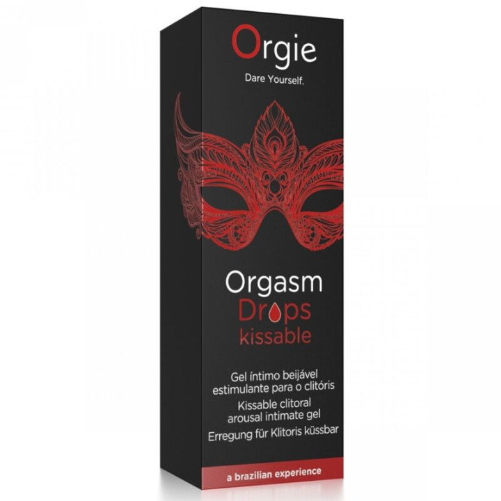 Orgie - Orgasm Drops Kissable Gotas Estimulantes Besables Para Clítoris 30 ml