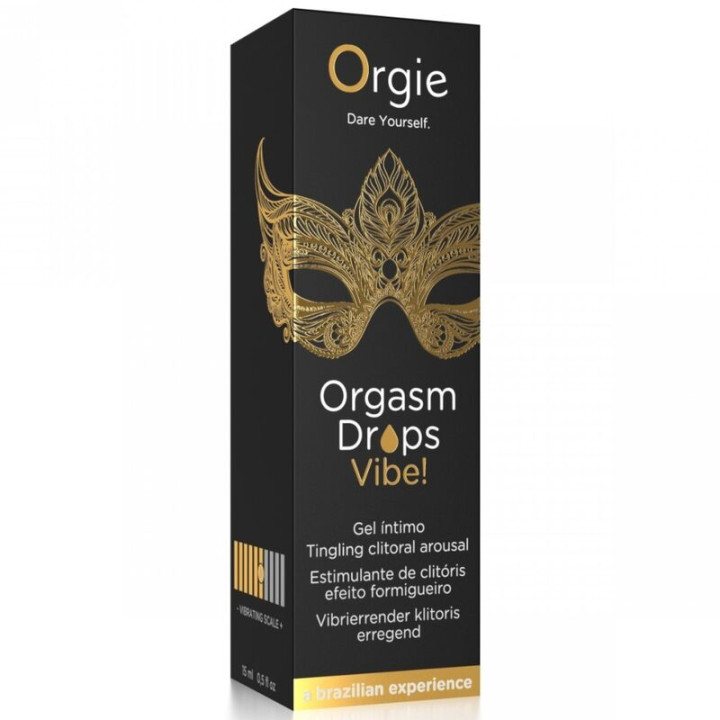 Orgie - Orgasm Drops Vibe! Gotas Estimulantes Efecto Vibrante Para Clítoris 15 ml