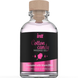 Intt Massage & Oral Sex - Gel de Masaje Con Sabor a Algodón de Azucar y Efecto Calor
