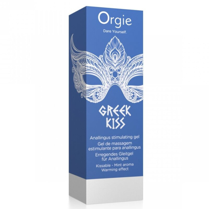 Orgie - Greek Kiss Gel Estimulante Para Anilingus Sabor Menta 50 ml