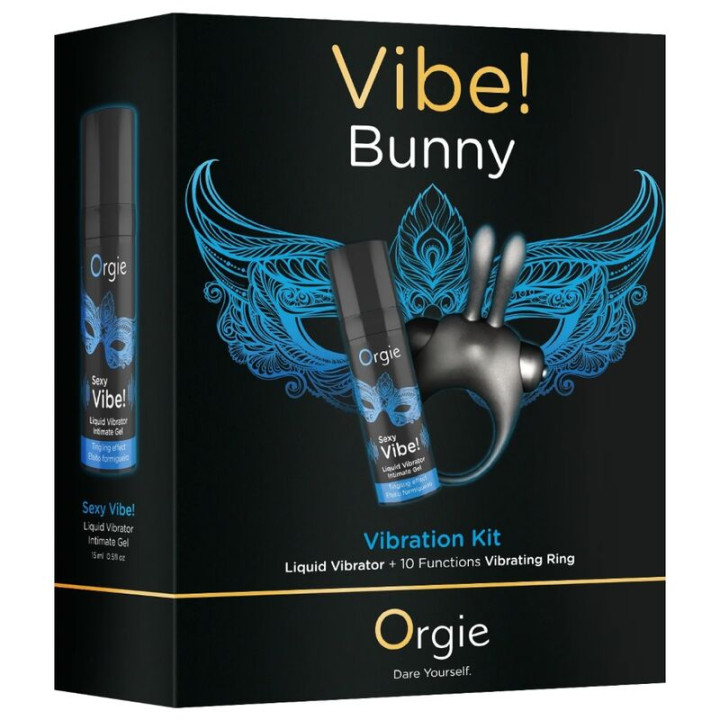Orgie - Vibe Bunny Kit de Vibración Con Anillo Vibrador