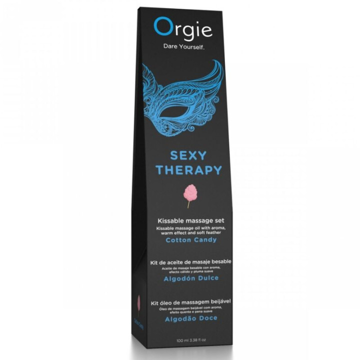 Orgie - Set de Masaje Besable Algodón de Azúcar 100 ml